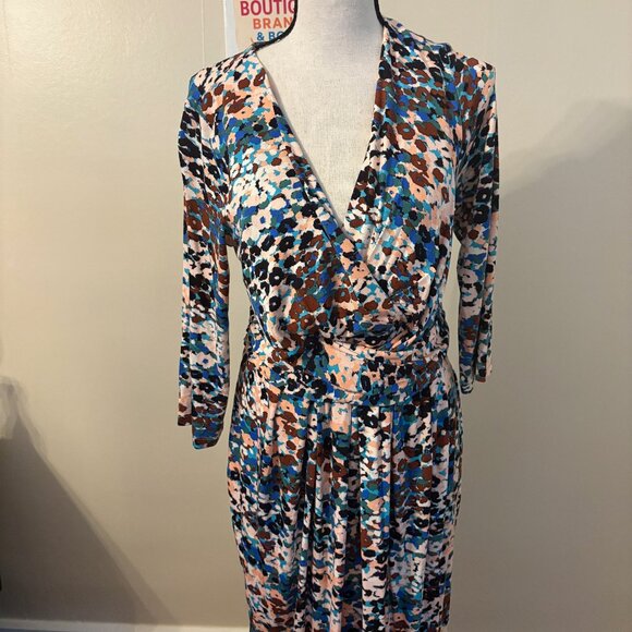 Seraphine Multicolor Long Sleeve Dress - Picture 1 of 4